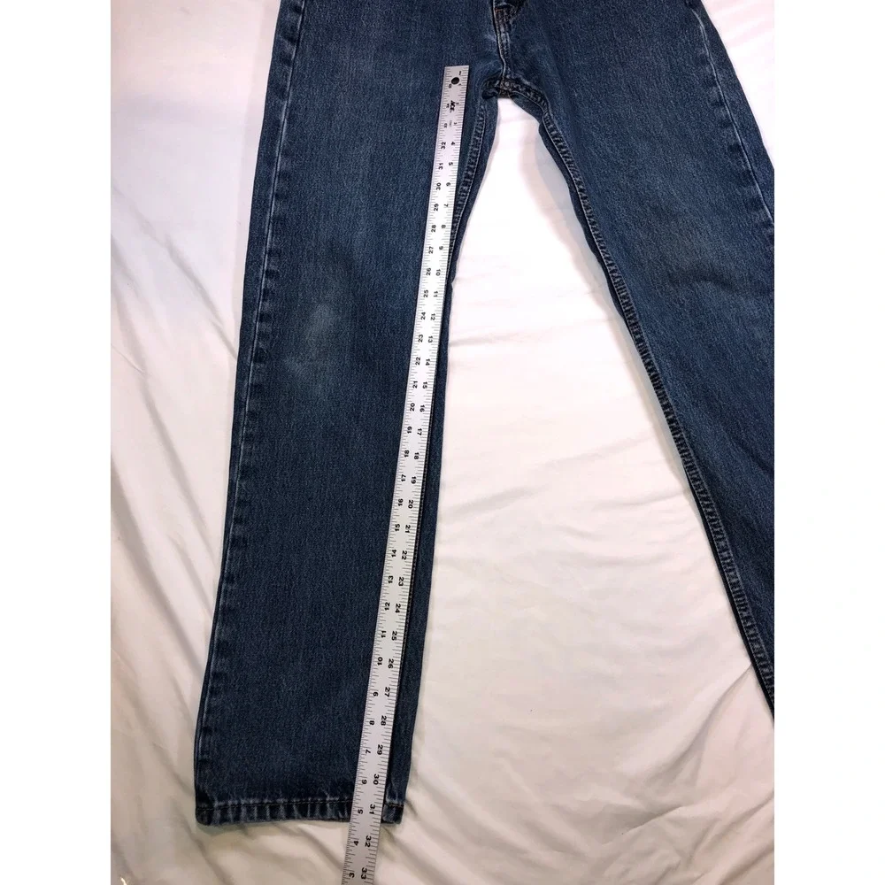Levis 501 Original Fit Jeans Mens 31x31 Medium Wash Blue Straight Leg Denim